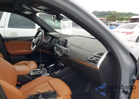 2022 BMW X3 xDrive30I из США, поврежденный, VIN 5UX53DP09N9K21463